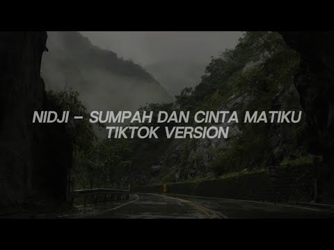 Nidji - Sumpah Dan Cinta Matiku (lyrics)