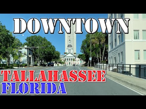 Tallahassee - Florida - 4K Downtown Drive