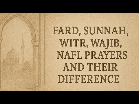 Understanding Fard, Sunnah, Witr, Wajib & Nafl Prayers | Islamic Prayer Guide