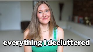Everything I Decluttered This Month And Why (+thrifting finds and new purchases)