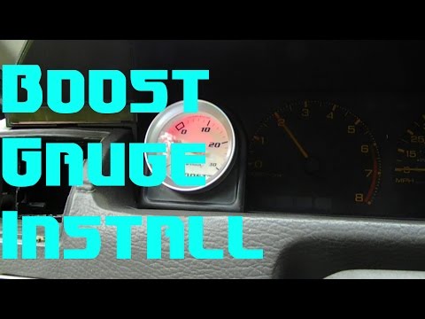 Equus 52mm Boost Gauge Installation Vg30ET 200sx S12