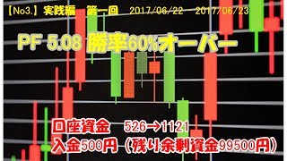 【ワンコインから100万円】　トレードまとめ　No.1 2017/06/22～2017/06/23