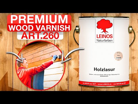 High gloss oil leinos premium wood varnish 260, packaging ty...