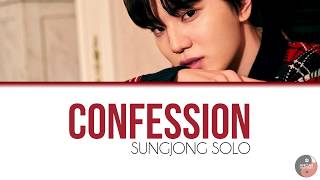 INFINITE(인피니트) - Confession(고백)(Sungjong Solo) (Color Coded Han|Rom|Eng Lyrics)