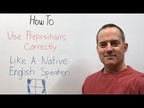 Advanced English Prepositions The Easy Way