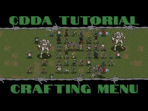 CDDA Tutorial - Crafting Menu