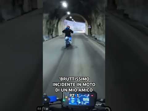 Video intero sul mio canale YOUTUBE 😮‍💨 #moto #motovlog #crash #incidentes #italia #caduta
