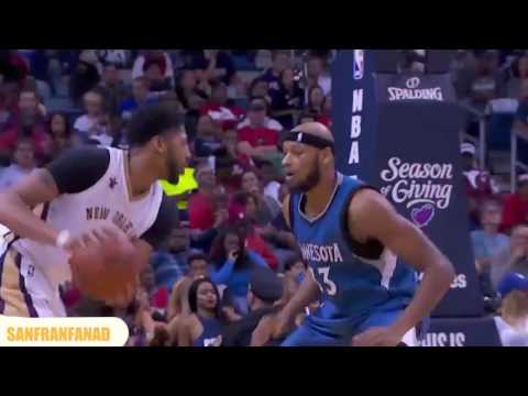 Anthony Davis vs Timberwolves (23/11/2016) - 45 Pts, 10 Rebs, 17-27 FGM!