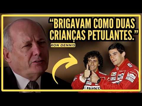Ron Dennis manda a real sobre Senna e Prost.