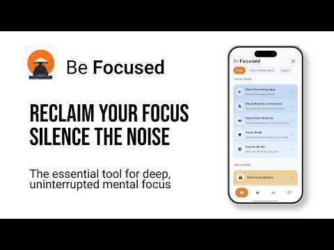 Be Focused: App, Site Blocker