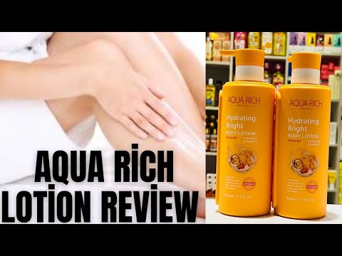 Aqua Rich Lotion Testbericht | Nebenwirkungen | Vorteile | So erkennen Sie Fälschungen und Originale