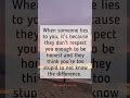 When someone lies to you #shorts #sadquotes #quotes