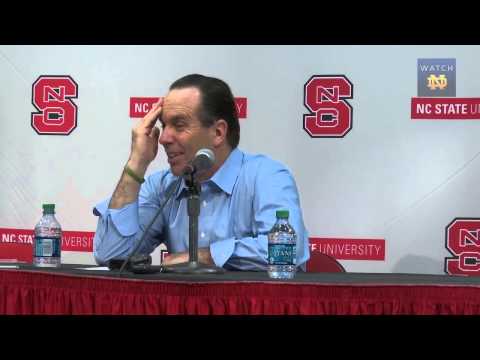 Coach Brey NC State Post Game Presser