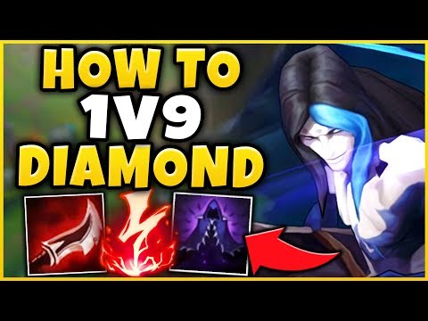 THIS IS HOW YOU 1V9 DIAMOND PLAYERS (SOLO CARRY) SEASON 9 KAYN GAMEPLAY - League of Legends