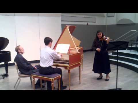 J.S. Bach Sonata for Violin & Harpsichord No. 1 in B minor 2/2