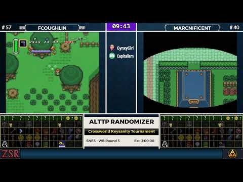 ALttPR Crossworld Keysanity Tournament: WB Round 3 - fcoughlin vs. marcnificent