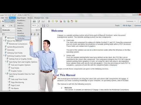 TOCBuilder Plug-in for Adobe Acrobat Tutorial