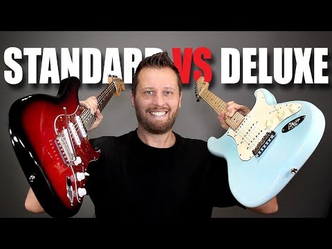 SQUIER STANDARD vs SQUIER DELUXE - Guitar Tone Comparison!