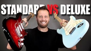 Video thumbnail for SQUIER STANDARD vs SQUIER DELUXE - Guitar Tone Comparison! by Darrell Braun Guitar