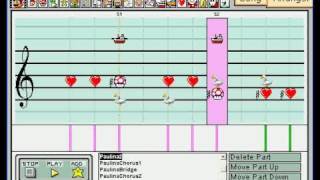 Paulina in Mario Paint