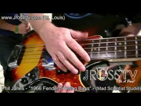 James Ross @ Phil Jones - "1966 5 String Fender Jazz Bass" - www.Jross-tv.com