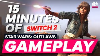 Star Wars Outlaws Nintendo Switch 2 Gameplay (Docked mode) - the FIRST 15 minutes