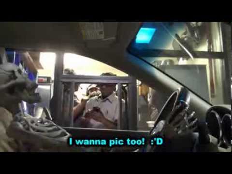 Drive Thru Skeleton Driver Prank by Penguin Magic