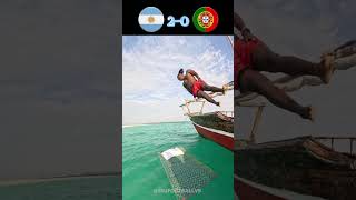 MESSI vs RONALDO | Argentina vs Portugal #footballshorts #ronaldo