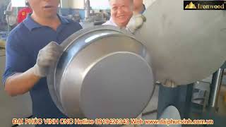 Máy ép thủy lực dập xoong nồi inox Ironwood