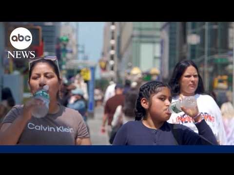 Record-breaking heat dome as others face flash flood threat