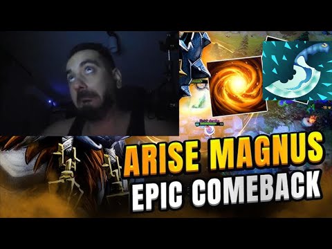 Ar1se Magnus Top Comeback Plays And Hard Game Dota 2 Highlights !!