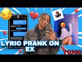 DDG Toxic lyric prank on Ex Girl DDG Toxic lyric prank on Ex Girl