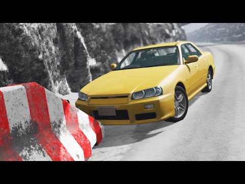 Loss of Control Car Crashes 37 - BeamNG Drive