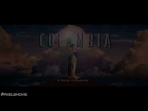 Trailer tag: the Arcaders look up as pixelated light cascades, music swelling toward a big cadence