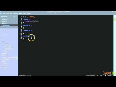 Rapid SASS Tutorial SASS Variables | packtpub com