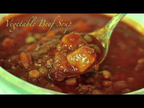 Vegetable Beef Soup Recipe // How to make Vegetable...