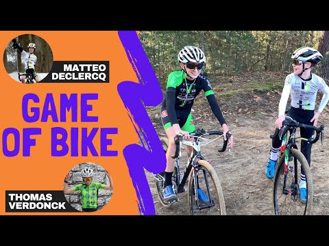 GAME OF BIKE | between MATTEO DECLERCQ and THOMAS VERDONCK - who has the best cyclocross skills ?