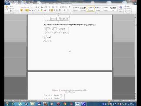 Algebra pentru clasa a IXa -Lectia 21-