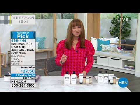 Beekman 1802 Goat Milk 4piece Bath   Body Collection