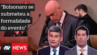 Quais as implicações em Bolsonaro não aplaudir discurso de Moraes?