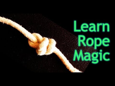 Easy Rope Magic Tricks for Beginners - Learn to Make Three Magic Knots