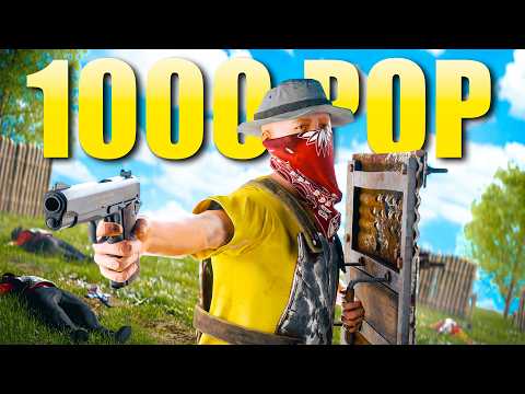 INSANE WIPEDAY ON 1000 POP - RUST