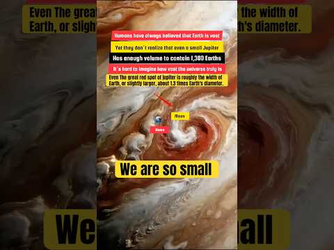 Earths vs One Giant Planet #Jupiter #Earth #spacefacts