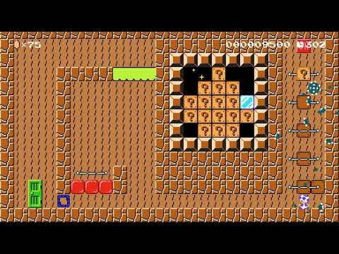 - Hidden Block Palace - by Adou'2 🍄 Super Mario Maker 2 ✹Switch✹ #azd
