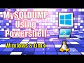 MySQL Dump With PowerShell