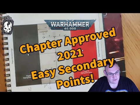 New 40k Secondaries Tactics (Easy Points!) for Chapter Approved 2021