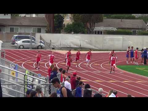 FSB 200m Heat 4 vs Fountain Valley 3-21-18 - Los Alamitos Boys