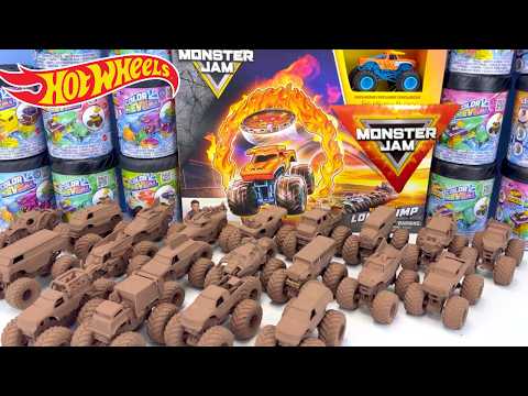 20X 🤯Hot Wheel Custom Color Reveal & Monster Jam Custom Color Reveal with El Toro Loco Long Jump.