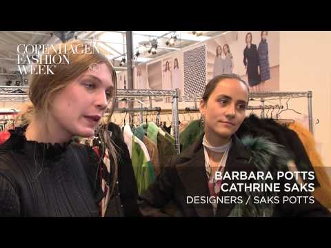 Barbara Potts  Cathrine Saks, Designers, Saks Potts - Interview SS16