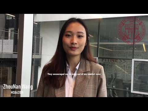 USC MS, Business Analytics Admissions Video 2019 - Zhounan Wang